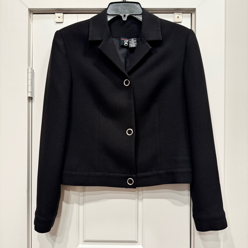 Moto style Black Women's Jacket Sz 6P